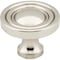 Jeffrey Alexander 1-3/8" Diameter Polished Nickel Round Bella Cabinet Knob 818NI - alternate 1